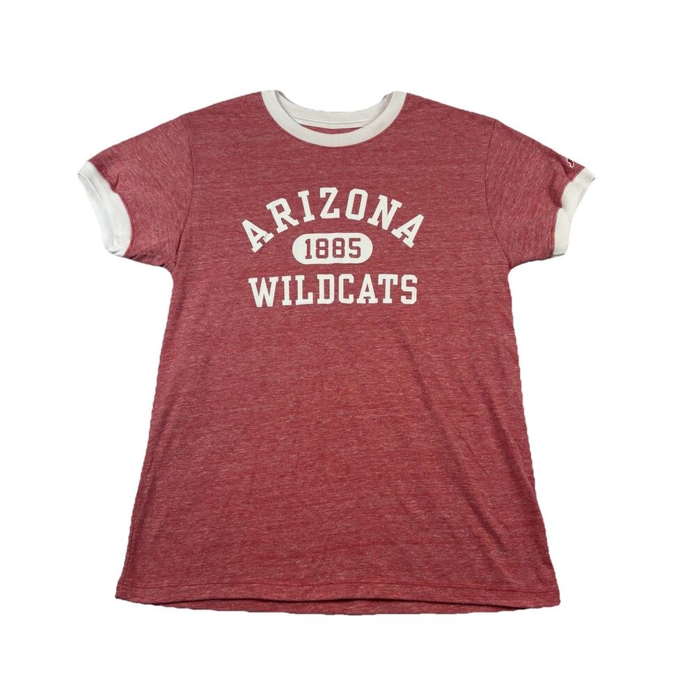 Arizona Wildcats 1885 T Shirt Heather Red Womens M Short Sleeve